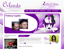 Tablet Screenshot of orlandomegahair.com